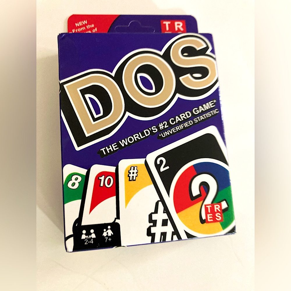 Mattel DOS Card Game Family Game Night UNO Style Cards